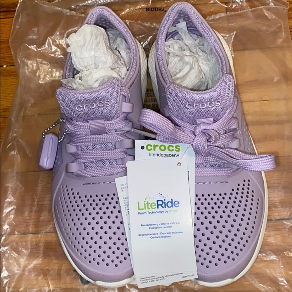 Purple LiteRide Crocs